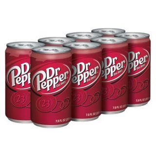 Dr. Pepper Soda 7.5 oz, 8 pk