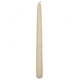 10 Inch Ivory Taper Candles   Qty 144  