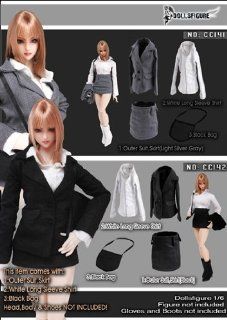 1/6 DOLLSFIGURE Female Secretary Suit set(Ver.2)cc141 Toys & Games