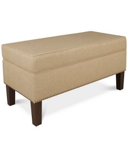 Fairfax Fabric Storage Bench, Direct Ship   Furniture