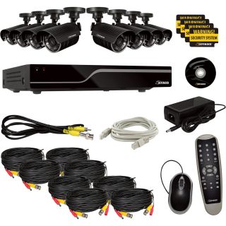 Defender DVR Surveillance System — 8-Channel DVR with 8 High-Resolution Security Cameras, Model# 21029  Security Systems   Cameras
