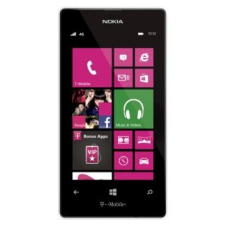 T Mobile Lumia 521 Pre Paid Cell Phone   White