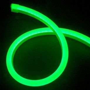 142.08' Pre Cut LED Neon 2 Wire 120 Volt Green Rope Light   String Lights