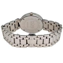 Burgi Women's Swiss Quartz Stainless Steel Diamond Bracelet Watch Burgi Women's Burgi Watches
