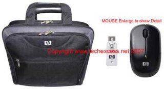 HP Nylon Value Carrying Case (EZ141AA) & HP Wireless Laser Mini Mouse EY018AA#ABA. Computers & Accessories