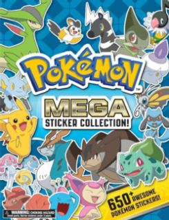 Pokemon Mega Sticker Collection Over 650 Awesome Pokemon Stickers (Paperback) Graphic Novels