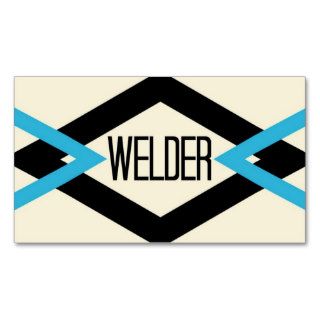 Welder Trendy Business Card