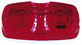 Peterson Manufacturing 138R Red Double Bulls Eye Clearance and Side Marker Light Automotive