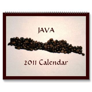 Beans 'n Java 2011 Calendar