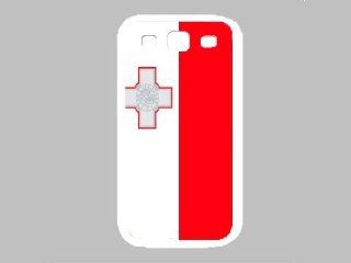 Malta Flag White Samsung Galaxy S3 Case Cell Phones & Accessories