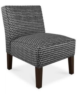 Glendale Cross Section Licorice Fabric Accent Chair, Direct Ship   Furniture