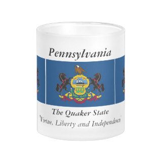 Pennsylvania State Flag Mugs