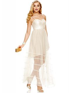 Prom 2014 Vintage Muse Strapless Illusion Dress Look   Women