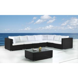 Deep Seating Modular Outdoor Lounge Furniture Grande by Beliani Beliani Sofas, Chairs & Sectionals