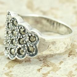 Sterling Silver and Marcasite Vintage inspired Ring (Thailand) Rings