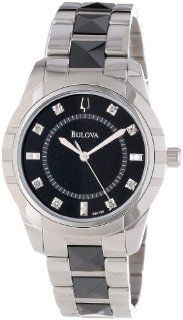 Bulova Women's 98P136 Diamond Dial Watch Bulova Watches