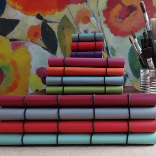 leather bound artist's sketch books by artbox