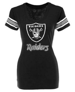 47 Brand Womens Short Sleeve Oakland Raiders T Shirt   Sports Fan Shop By Lids   Men
