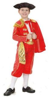 Spanish Matador 5pc Childs Fancy Dress Costume M 134cms Toys & Games