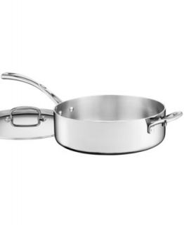 Cuisinart French Classic Tri Ply Stainless Steel 4.5 Qt. Covered Dutch Oven   Cookware   Kitchen