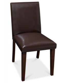 Corso Dining Chair, Black Leather   Furniture