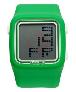 Converse Watch, Unisex Digital Scoreboard Green Silicone Strap 43mm VR002 325   Watches   Jewelry & Watches