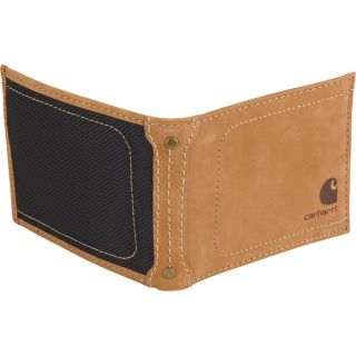 Carhartt Nubuck Passcase Wallet — Brown, Model# 61-2209-22  Wallets