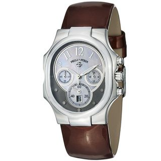 Philip Stein Women's 'Signature' Mother Of Pearl Dial Strap Watch Philip Stein Women's Philip Stein Watches