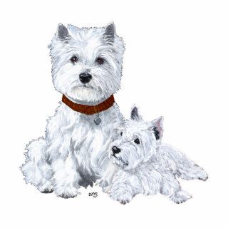 West Highland White Terrier Father Photo Cutouts