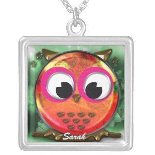 Cute owl design necklaces