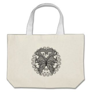 Diabetes Butterfly Circle of Ribbons Tote Bags