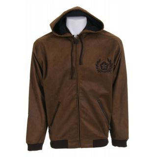Sessions Maverick Softshell Hoodie Brown Leather