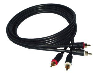 GoldX Plus Series 6 Foot Composite (RCA to RCA) Audio Cable with 24k Gold Connectors Electronics