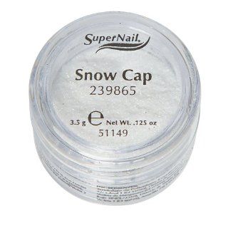 Supernail Glitter, Snow Cap, 0.125 Ounce  False Nails  Beauty