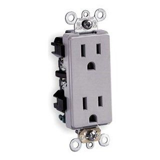 Receptacle, Decora, 15A, 125V, WH, Commercial