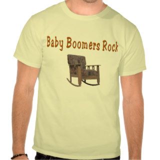 baby boomers rock  t shirt
