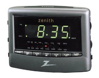 Zenith Z124B Dual Alarm Clock Radio (Discontinued by Manufacturer) Electronics