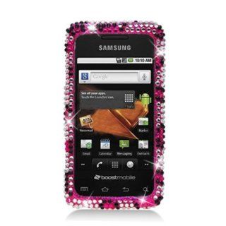 Aimo Wireless SAMM820PCDI123 Bling Brilliance Premium Grade Diamond Case for Samsung Galaxy Prevail/Precedent M820   Retail Packaging   Pink Leopard Cell Phones & Accessories