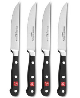 Wusthof Classic Steak Knives, 4 Piece Set   Cutlery & Knives   Kitchen
