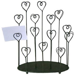 heart photo and card holder by drift living