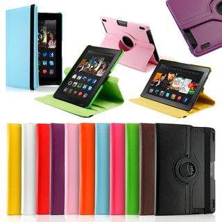 Gearonic PU Leather with Swivel Stand for New Kindle Fire HDX 8.9 inch Gearonic e Book Reader Accessories