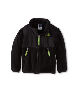 The North Face Kids Denali Jacket (Toddler) Recycled TNF Black/Tree Frog Green