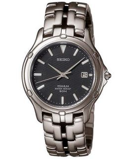 Seiko Watch, Mens Le Grand Sport Watch Titanium Bracelet SLC033   Watches   Jewelry & Watches