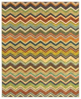 Shaw Living Area Rug, Neo Abstracts 28440 Baywood Multi 5 x 79   Rugs