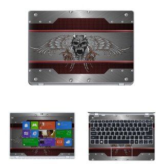 Decalrus   Matte Decal Skin Sticker for Acer Aspire V5 122P with 11.6" Touch screen (NOTES Compare your laptop to IDENTIFY image on this listing for correct model) case cover MATaspireV5122p 17 Computers & Accessories