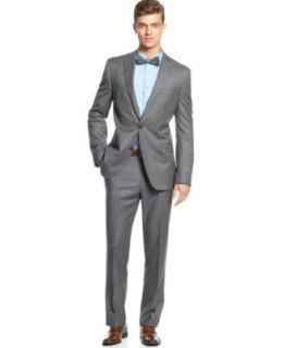 Tallia Suit, Navy Check Vested Slim Fit   Suits & Suit Separates   Men