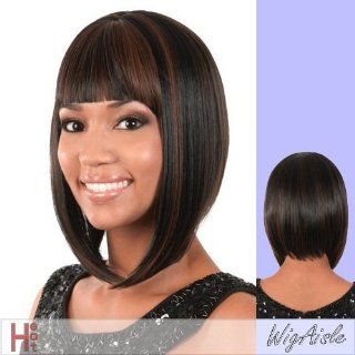 GGC 121 (Motown Tress)   Futura Fiber Full Wig in JET BLACK  Hair Replacement Wigs  Beauty