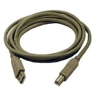 Micro Connectors, Inc. 6 feet USB 2.0 Type A to B Cable  Beige (E07 121) Electronics