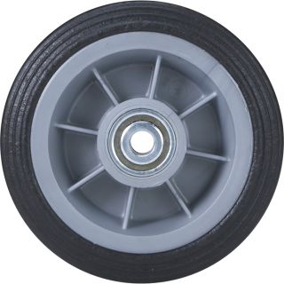 Martin Flat Free Solid Rubber Tire and Poly Wheel — 6 x 2.00 Tire, Model# ZP61RT-325  Flat Free Hand Truck Wheels