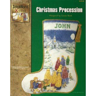 Christmas Procession   Cross Stitch (StitchWorld, Leaflet #03 119L) Linda Bird Books